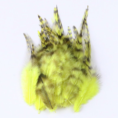 50gab Dabīgas pērļu vistiņas spalvas amatniecībai Fazānu plūmju auskaru izgatavošanas piederumi Dekoratīvi sapņu ķērāju spalvas 8-13cm