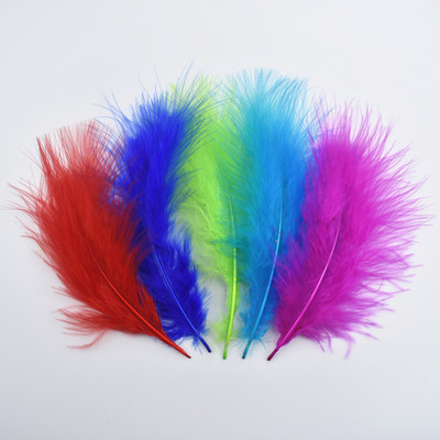 Āda Rozā Marabou Turcijas spalvas Fazānu baltas spalvas amatniecībai Baltas spalvas apģērbam Carnaval Assesoires Plumas