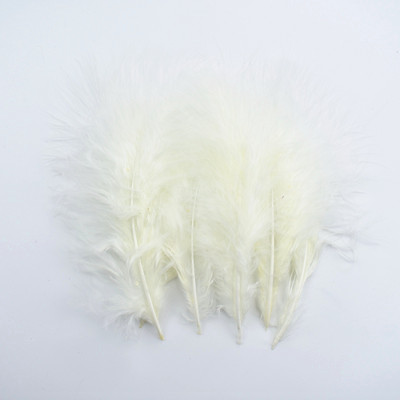 Āda Rozā Marabou Turcijas spalvas Fazānu baltas spalvas amatniecībai Baltas spalvas apģērbam Carnaval Assesoires Plumas