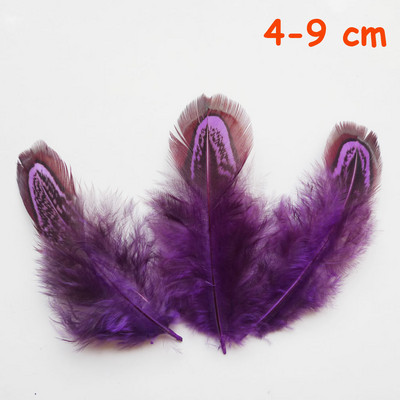 20 gab. 16 veidu purpursarkanas krāsas fazāna astes vistas spalvas zosu gaiļa svārki ballītei DIY amatniecības dekorēšanai strausa spalva