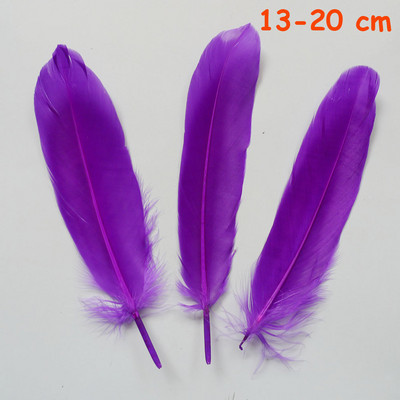 20 gab. 16 veidu purpursarkanas krāsas fazāna astes vistas spalvas zosu gaiļa svārki ballītei DIY amatniecības dekorēšanai strausa spalva