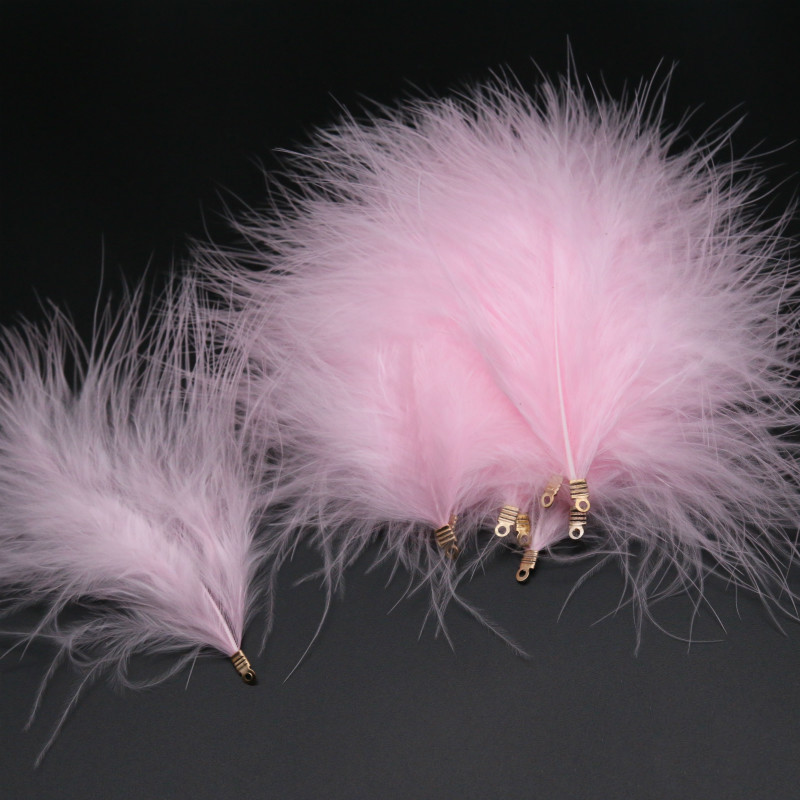 4 collas metāla saspraudes spalva, tītara plumas, pilns samts, DIY, sapņu ķērējs, rotaslietas, kulonu aksesuāri, roku darbs, materiāli, 20 gab.