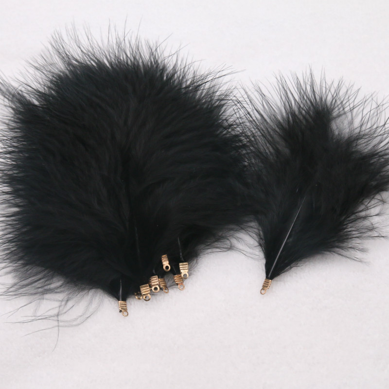 4 collas metāla saspraudes spalva, tītara plumas, pilns samts, DIY, sapņu ķērējs, rotaslietas, kulonu aksesuāri, roku darbs, materiāli, 20 gab.