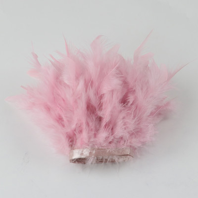 1 méteres többszínű pulykatoll díszítő rojt bolyhos csíkos pluma szalag 10-15 cm esküvői ruha ruházat kézműves dekorációhoz