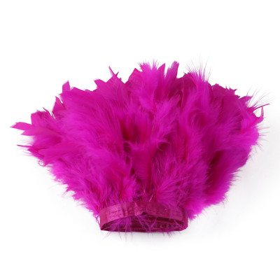 1 méteres többszínű pulykatoll díszítő rojt bolyhos csíkos pluma szalag 10-15 cm esküvői ruha ruházat kézműves dekorációhoz