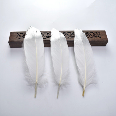 10 db natúr vörös arany toll esküvői tolla kézműves munkákhoz barkácsolás színes ezüst lúdtoll party kiegészítők dekoráció 15-20cm