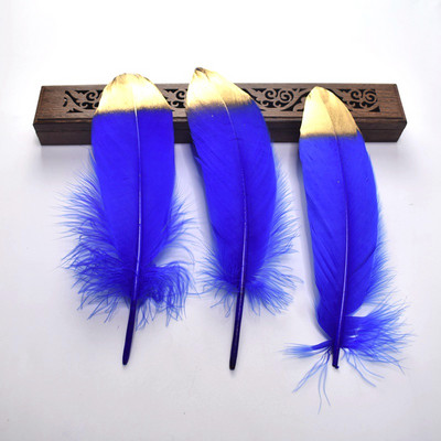 10 db natúr vörös arany toll esküvői tolla kézműves munkákhoz barkácsolás színes ezüst lúdtoll party kiegészítők dekoráció 15-20cm