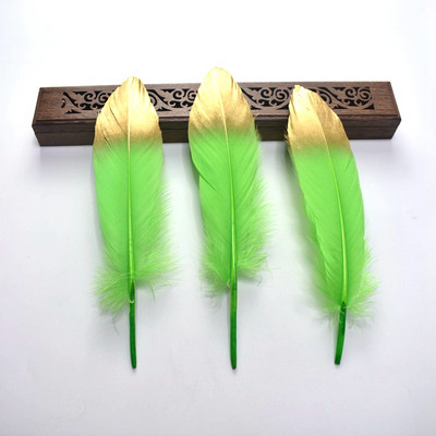 10 db natúr vörös arany toll esküvői tolla kézműves munkákhoz barkácsolás színes ezüst lúdtoll party kiegészítők dekoráció 15-20cm