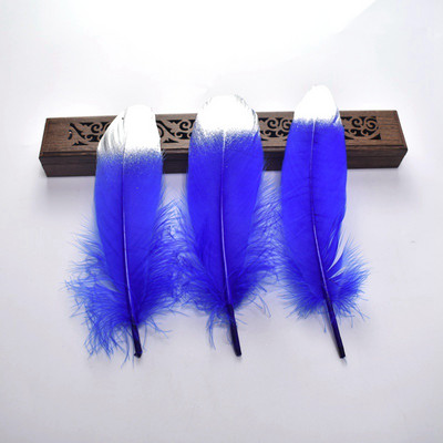 10 db natúr vörös arany toll esküvői tolla kézműves munkákhoz barkácsolás színes ezüst lúdtoll party kiegészítők dekoráció 15-20cm