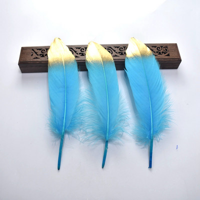 10 db natúr vörös arany toll esküvői tolla kézműves munkákhoz barkácsolás színes ezüst lúdtoll party kiegészítők dekoráció 15-20cm