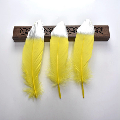 10 db natúr vörös arany toll esküvői tolla kézműves munkákhoz barkácsolás színes ezüst lúdtoll party kiegészítők dekoráció 15-20cm