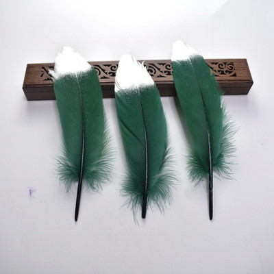 10 db natúr vörös arany toll esküvői tolla kézműves munkákhoz barkácsolás színes ezüst lúdtoll party kiegészítők dekoráció 15-20cm