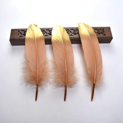 10 db natúr vörös arany toll esküvői tolla kézműves munkákhoz barkácsolás színes ezüst lúdtoll party kiegészítők dekoráció 15-20cm