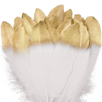 10 db natúr vörös arany toll esküvői tolla kézműves munkákhoz barkácsolás színes ezüst lúdtoll party kiegészítők dekoráció 15-20cm