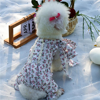 Όμορφα καλοκαιρινά ρούχα γατούλα Ρούχα για σκύλους Ρούχα για κατοικίδια Καλή κατασκευή Bowknot