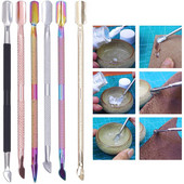 5 culori Piele Edge Role Aplicator Lipici Stick Vopsea Oțel inoxidabil DIY Hand Craft Instrumente Accesorii pentru prelucrarea pielii 1 buc