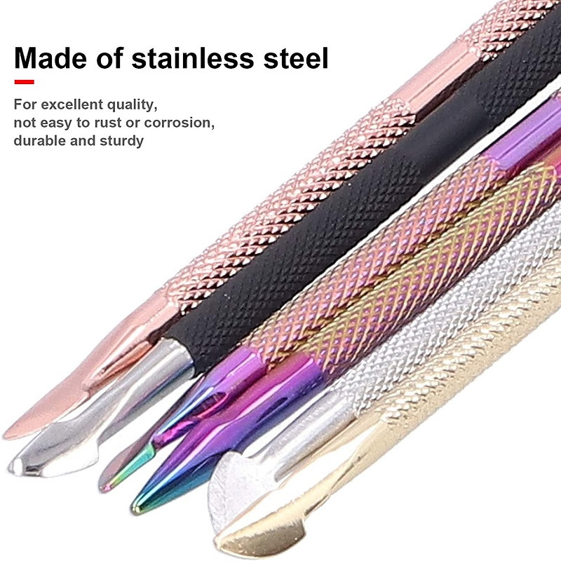 5 spalvų odinis kraštų volelis aplikatorius, klijų lazdelė, dažai nerūdijantis plienas, pasidaryk pats, rankų darbo įrankių priedai, skirti odos apdirbimui 1 vnt.