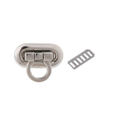 Jauna metāla aizdare, pagriežama slēdzene, pagriežama slēdzene priekš DIY rokassomu amatniecības soma maciņa Aparatūras somu aizdari somu aizdari somu izgatavošanai somu klasē