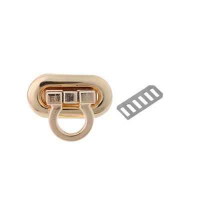 Jauna metāla aizdare, pagriežama slēdzene, pagriežama slēdzene priekš DIY rokassomu amatniecības soma maciņa Aparatūras somu aizdari somu aizdari somu izgatavošanai somu klasē