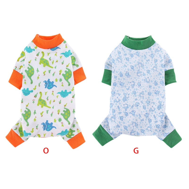 Kisállat Kutya Puha Pizsama Kényelmes Kölyök Bodok Jumpsuitek Chihuahua Felszerelések Háziállatok Ruházat Kutyus tavaszi ruhák