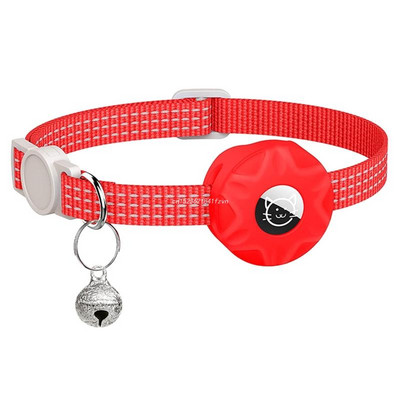 Mājdzīvnieku kaklasiksna gaisa zīmogiem Kaķiem atstarojošas kaklasiksnas ar zvaniņu maziem suņiem dropship