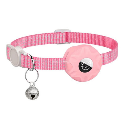 Mājdzīvnieku kaklasiksna gaisa zīmogiem Kaķiem atstarojošas kaklasiksnas ar zvaniņu maziem suņiem dropship