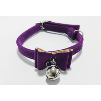 Daudzkrāsu modes jauka kaķa kaklasiksna ar zvana samta banti Mazu mājdzīvnieku apkaklīšu loku kaklarota ar zvana kucēna kaķa kaklasiksnu suņa kaķa kaklasiksna