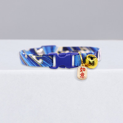 1Gb jaukas kaķu kaklasiksnas ar karikatūras kulonu, regulējamu kucēnu kaķēnu kaklarotu mājdzīvnieku aksesuāri modes kaklasiksnas ar zvaniņiem