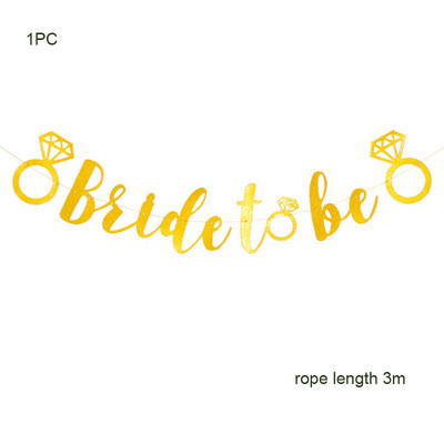 1 szett menyasszony zászlós rózsa arany szál zászlók a legénybúcsúhoz leánybúcsúhoz menyasszonyi zuhany eljegyzési parti esküvői zuhanyhoz