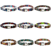 Kutya nyakörv személyre szabott kölyök nyakörv ingyenes gravírozott kutyanév Állítható macska nyaklánc Nyomtatott kisállat nyakpánt Chihuahua kisállat kellékek