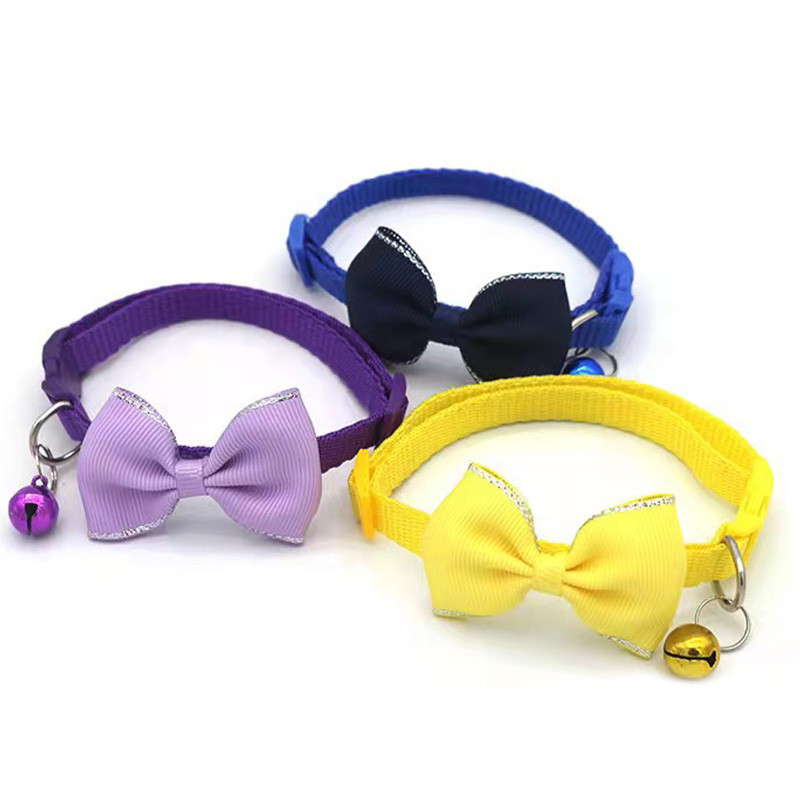 Regulējama mājdzīvnieku suņu kakla siksna ar zvaniņu Cute Dog Kaklarota Masīva kucēna kakla siksna priekšgala kaķa kaklasiksna Čivavas suņu aksesuāri mājdzīvnieku kaklasiksna