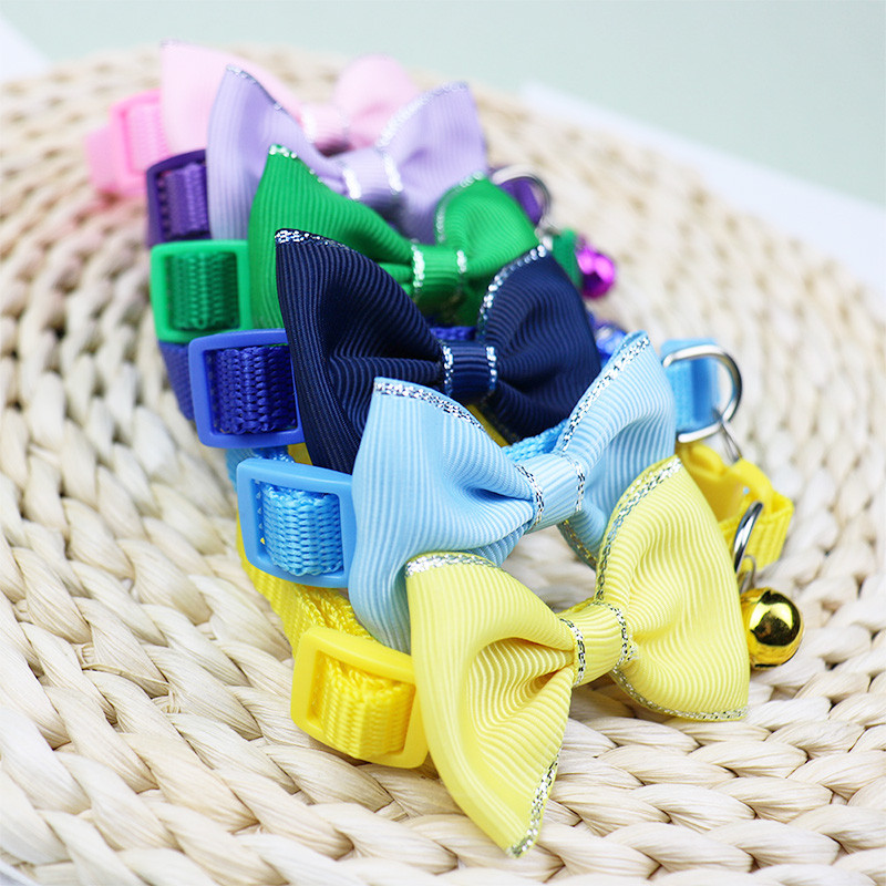 Regulējama mājdzīvnieku suņu kakla siksna ar zvaniņu Cute Dog Kaklarota Masīva kucēna kakla siksna priekšgala kaķa kaklasiksna Čivavas suņu aksesuāri mājdzīvnieku kaklasiksna