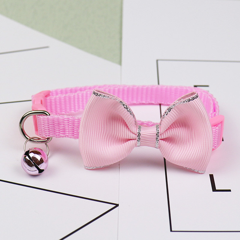 Regulējama mājdzīvnieku suņu kakla siksna ar zvaniņu Cute Dog Kaklarota Masīva kucēna kakla siksna priekšgala kaķa kaklasiksna Čivavas suņu aksesuāri mājdzīvnieku kaklasiksna