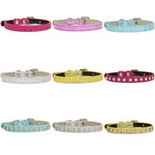 Clitter strasszos kutyanyakörv állítható kiskutya nyaklánc aranyos macska nyakörv tömör kisállat nyakpánt Chihuahua kutya kellékek kisállat nyakörv