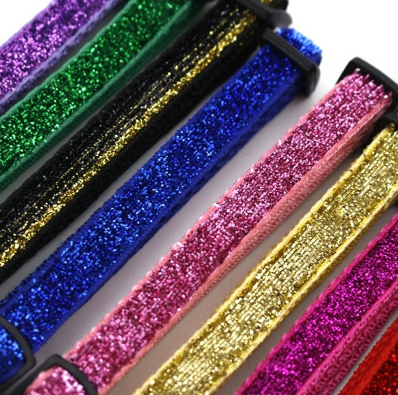 Csengős macskanyakörv macskáknak Kutya Kisállat Macskák Kutyanyakörv Szuper fényes macskatartozékok macskáknak Kis kutyák Cicák Teddy Bomei