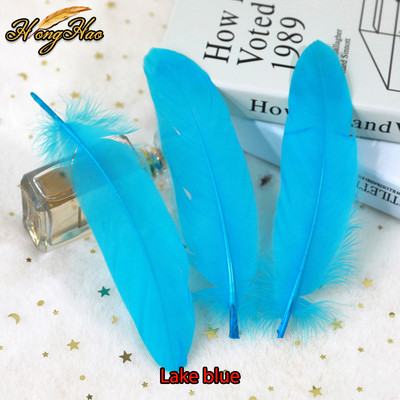 Dabīgas zosu spalvas, 15-20 cm krāsainas gulbja spalvas kāzu ballītei, mājas dekorēšana, amatniecība, rotaslietas, aksesuāri