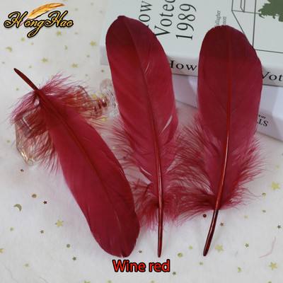 Dabīgas zosu spalvas, 15-20 cm krāsainas gulbja spalvas kāzu ballītei, mājas dekorēšana, amatniecība, rotaslietas, aksesuāri