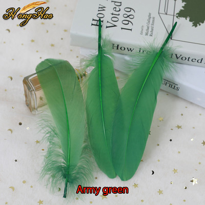 Dabīgas zosu spalvas, 15-20 cm krāsainas gulbja spalvas kāzu ballītei, mājas dekorēšana, amatniecība, rotaslietas, aksesuāri