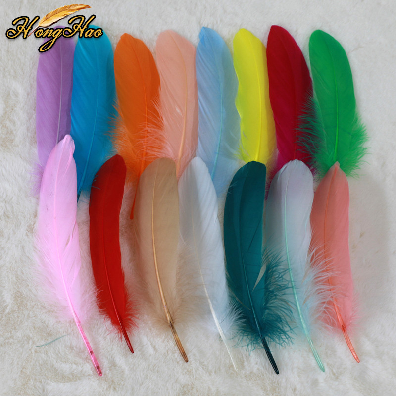 Dabīgas zosu spalvas, 15-20 cm krāsainas gulbja spalvas kāzu ballītei, mājas dekorēšana, amatniecība, rotaslietas, aksesuāri