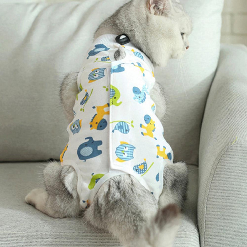 Mājdzīvnieku krekls ar plašu pielietojumu mājdzīvnieku atjaunošanas uzvalks Izturīgs, smalks trikotāžas apģērbs mājdzīvnieku atjaunošanai