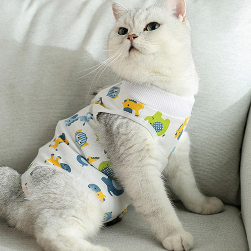 Mājdzīvnieku krekls ar plašu pielietojumu mājdzīvnieku atjaunošanas uzvalks Izturīgs, smalks trikotāžas apģērbs mājdzīvnieku atjaunošanai