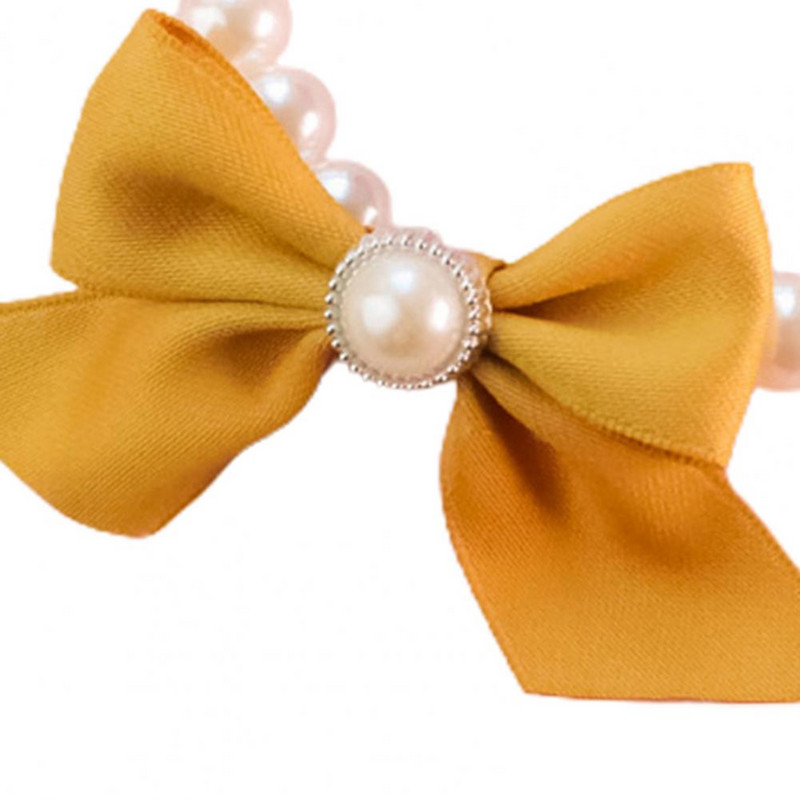 Laba mājdzīvnieka kaklarota, regulējama, alerģiju nesaturoša mājdzīvnieku rota, viegli valkājama sveķu imitācija, pērle, kaķa loka kaklarota, mājdzīvnieku piederumi