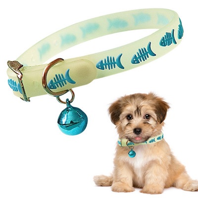 Regulējama LED mājdzīvnieku kaklasiksna, mirdzoša pret pazaudēšanu nakts drošībai, mirdzoša apkakle, mirgojoša kaklarota maziem, vidēji lieliem suņiem, kaķim