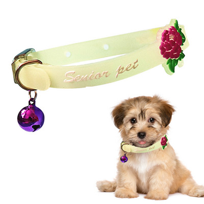 Regulējama LED mājdzīvnieku kaklasiksna, mirdzoša pret pazaudēšanu nakts drošībai, mirdzoša apkakle, mirgojoša kaklarota maziem, vidēji lieliem suņiem, kaķim