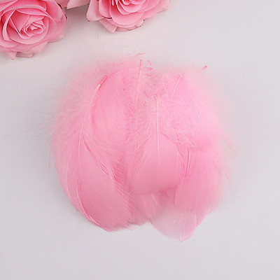 100db 8-12 cm középső úszó libatoll natúr színes toll esküvői buliba ruházat dekoráció barkács kézműves plumas