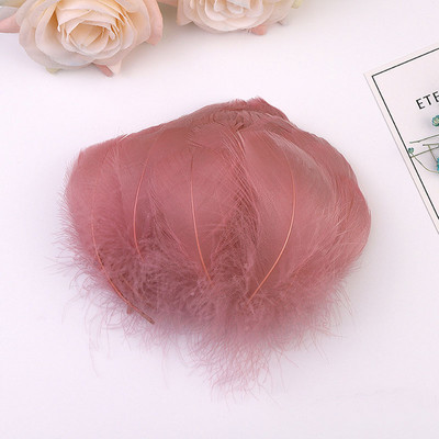 100db 8-12 cm középső úszó libatoll natúr színes toll esküvői buliba ruházat dekoráció barkács kézműves plumas