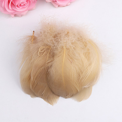 100db 8-12 cm középső úszó libatoll natúr színes toll esküvői buliba ruházat dekoráció barkács kézműves plumas