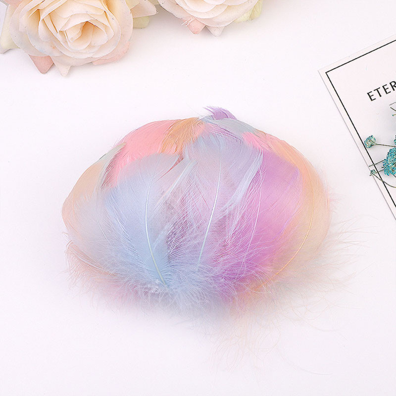 100db 8-12 cm középső úszó libatoll natúr színes toll esküvői buliba ruházat dekoráció barkács kézműves plumas
