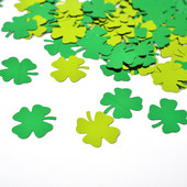 PVC sequins, četru lapu zāles konfeti Sv. Patrika dienas ballīte Trifolium konfeti mešanas darbvirsmas dekorācijas kāzu ballītēs