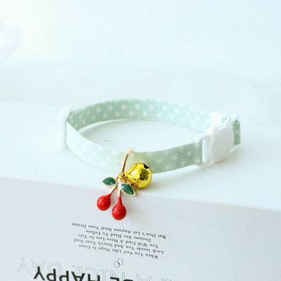 1Gb Skaistums Regulējama Candy Krāsa Kaķu apkakle Avokado Kulons Mīlīgs Modes Drošības Sprādzes Kaklarota Neilona ar Zvaniņiem mājdzīvnieka kaklasiksnu